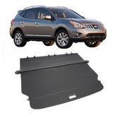 Rear Trunk Cargo Cover for Nissan Rogue & Select 2008-2015 Carbon Fiber Texture