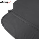 Rear Trunk Cargo Cover for Nissan Rogue & Select 2008-2015 Carbon Fiber Texture