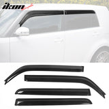 2008-2015 Scion xB Window Visor Slim Style Smoke Tinted Acrylic