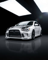 2008-2015 Mitsubishi Lancer Evolution 10 GT Concept Style Front Bumper Cover - FRP