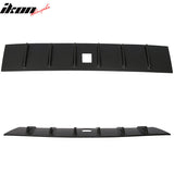 2008-2016 Mitsubishi Lancer X EVO Rear Roof Spoiler W/Shark Fins ABS