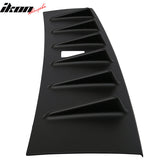 2008-2016 Mitsubishi Lancer X EVO Rear Roof Spoiler W/Shark Fins ABS