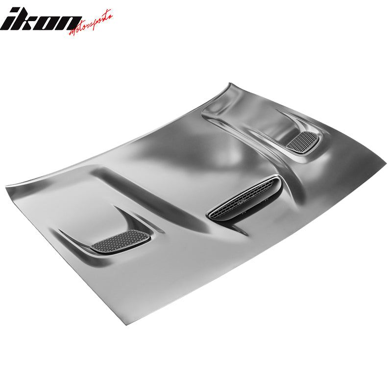 2008-2023 Dodge Challenger Hellcat Hood Scoop Air Intake Vent Aluminum