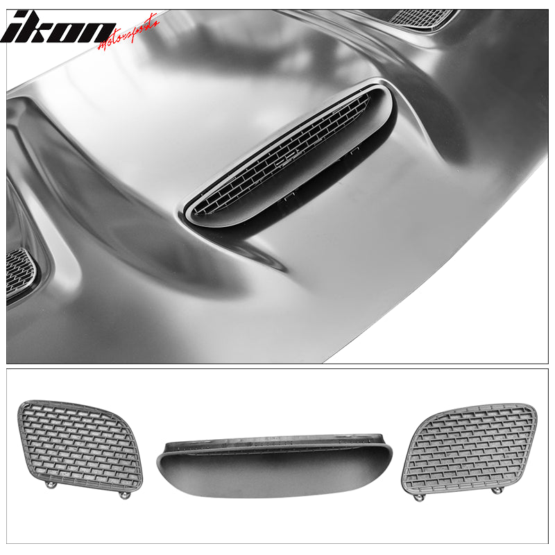 2008-2023 Dodge Challenger Hellcat Hood Scoop Air Intake Vent Aluminum