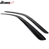 2008-2024 Dodge Challenger Slim Style Tape On Acrylic Window Visor 2PC