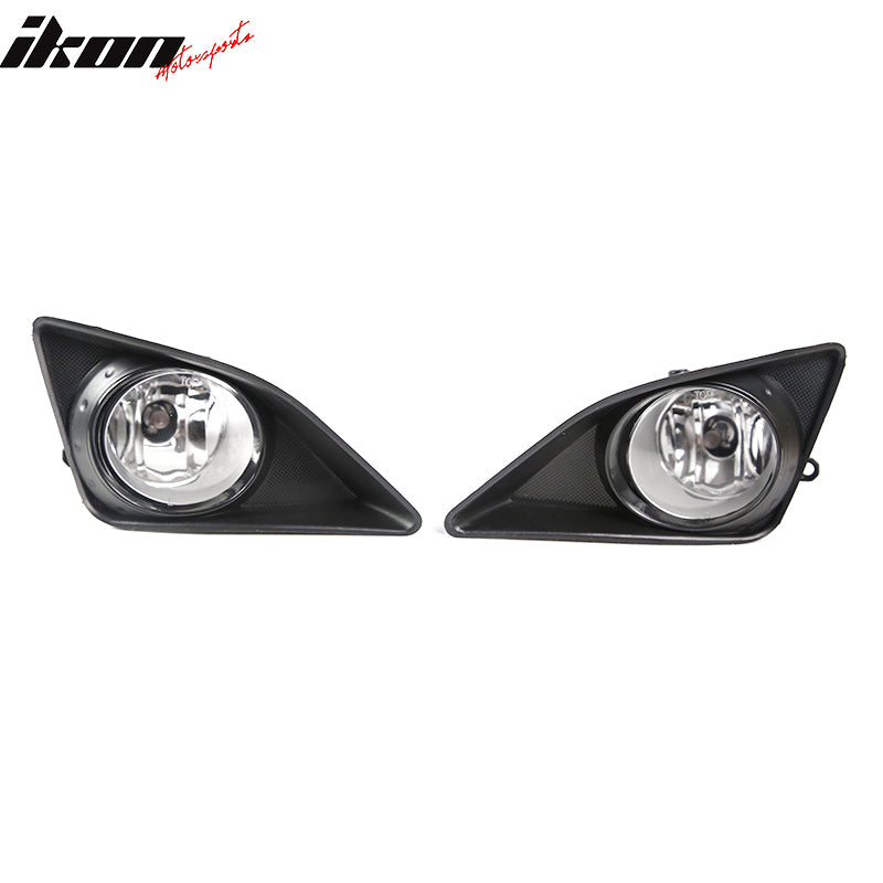 2009-2010 Toyota Corolla Clear Lens Pair Front Bumper Fog Light