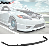 Front Bumper Lip Guard for Honda Civic Coupe 2009-2011 FG1 FG2 CS1 Style PU