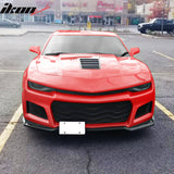 2010-2013 Chevy Camaro ZL1 Style Front Bumper w/ Headlights Fog Lights