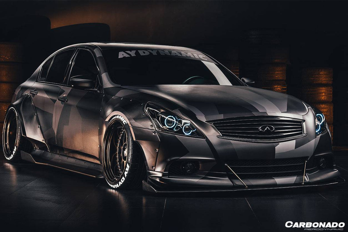 2010-2013 Infiniti G25   G37 Sedan BKSS Style Wide Fender Flare