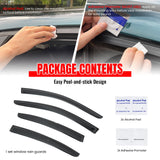 2010-2014 Subaru Legacy Sedan Window Visors Smoke Acrylic Side Door Rain Sun Deflectors Guard 4PCS Set