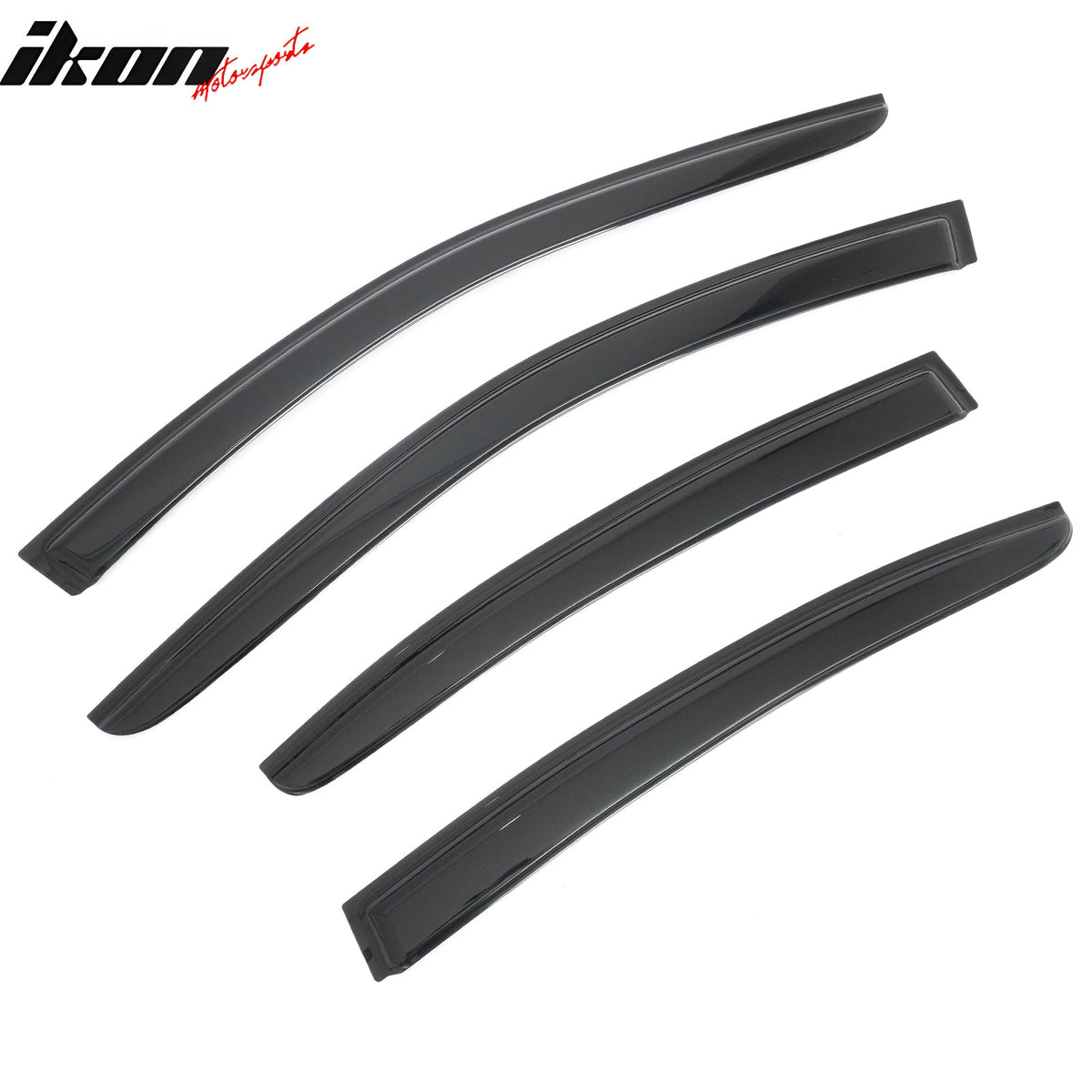 2010-2014 Subaru Legacy Sedan Window Visors Smoke Acrylic Side Door Rain Sun Deflectors Guard 4PCS Set