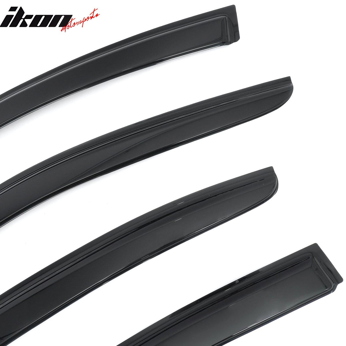2010-2014 Subaru Legacy Sedan Window Visors Smoke Acrylic Side Door Rain Sun Deflectors Guard 4PCS Set