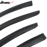 2010-2014 Subaru Legacy Sedan Window Visors Smoke Acrylic Side Door Rain Sun Deflectors Guard 4PCS Set