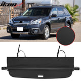 Cargo Cover for Subaru Outback 2010-2014 Carbon Fiber Texture Retractable
