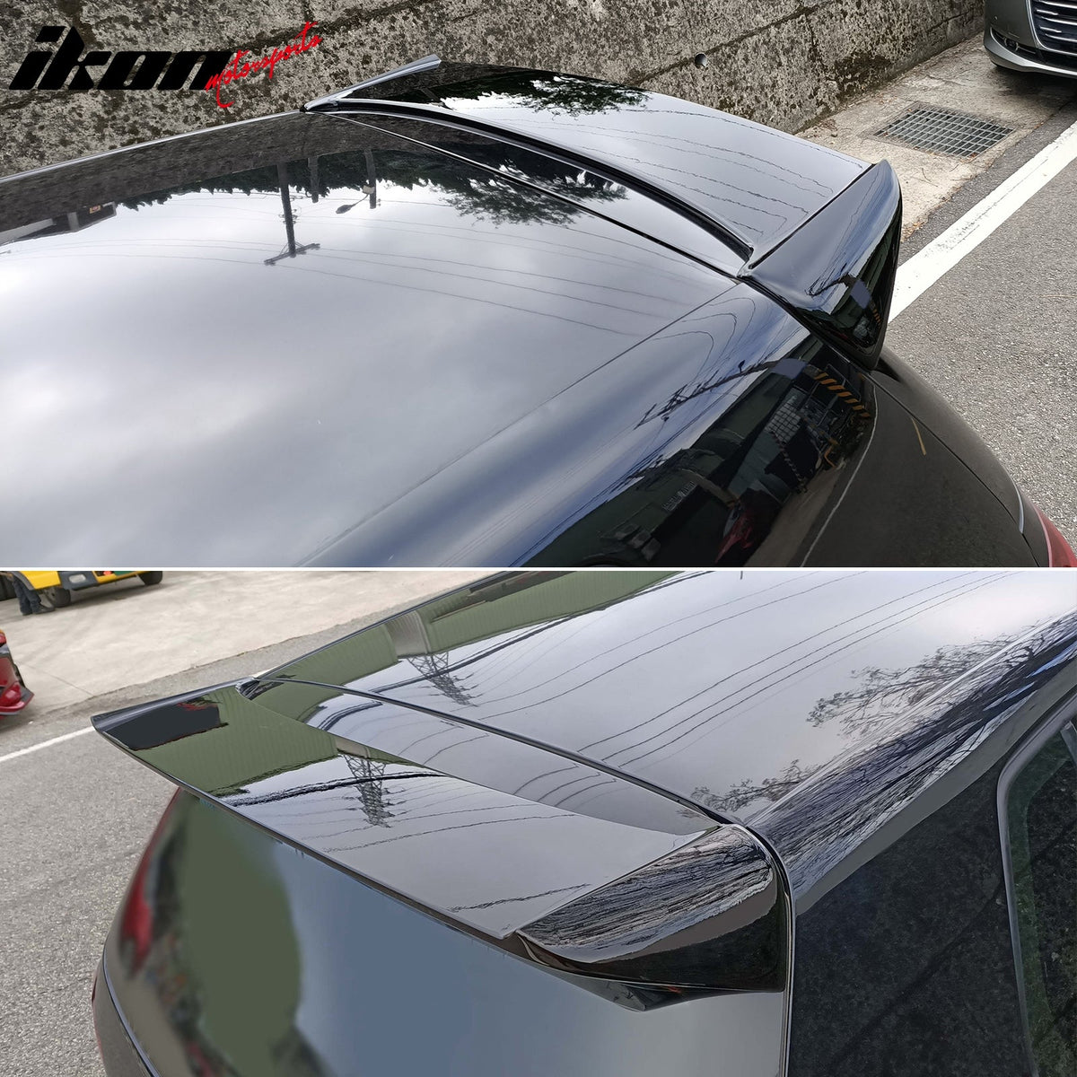 2010-2014 Volkswagen Golf Hatchback OE Style #L041 Black Trunk Spoiler