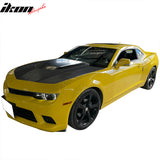 2010-2015 Chevrolet Camaro ZL1 Black Front Bumper Car Hood Aluminum