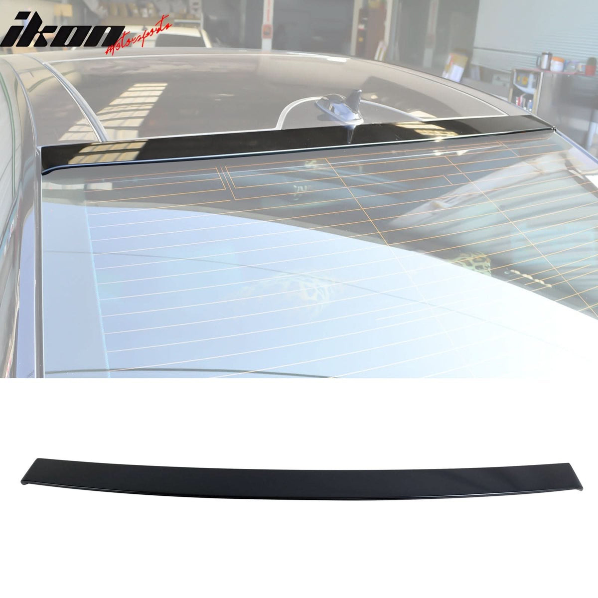 Roof Spoiler for Benz W212 E-Class 2010-2016 OE Style Painted #792 Silver