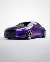 2010-2016 Hyundai Genesis Coupe Circuit 75 MM Front Fender Flares - FRP