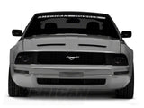 Raxiom 2010 Style Led Halo Headlights; Black Housing; Smoked Lens (05-09 Mustang W/ Factory Halogen Headlights, Excluding Gt500)
