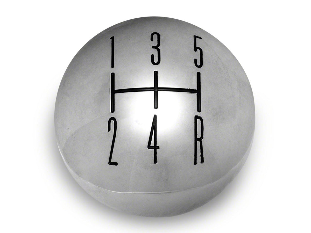 SpeedForm Modern Billet 2010 Style Shift Knob; Chrome (05-10 Mustang GT, V6)