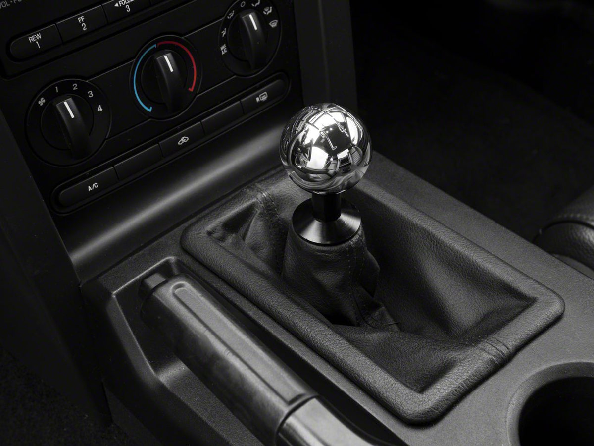 SpeedForm Modern Billet 2010 Style Shift Knob; Chrome (05-10 Mustang GT, V6)