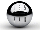 SpeedForm Modern Billet 2010 Style Shift Knob; Chrome (05-10 Mustang GT, V6)