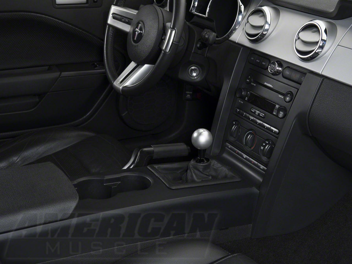 Speedform Modern Billet 2010 Style Shift Knob; Satin (05-10 Mustang Gt, V6)