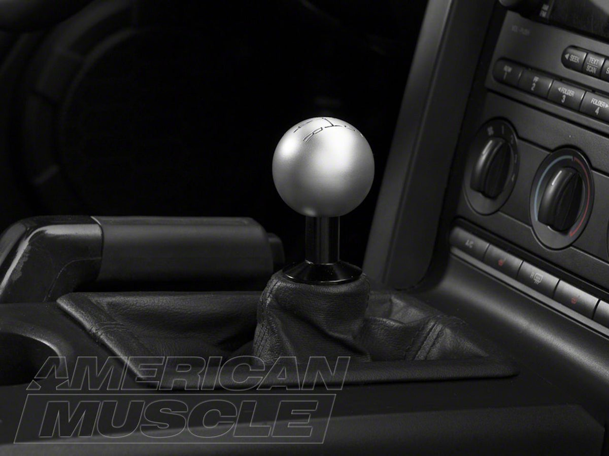 Speedform Modern Billet 2010 Style Shift Knob; Satin (05-10 Mustang Gt, V6)