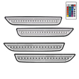 2010-2014 Ford Mustang RGB Clear LED Side Markers