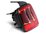 Raxiom Coyote Tail Lights; Chrome Housing; Red/Clear Lens (05-09 Mustang)