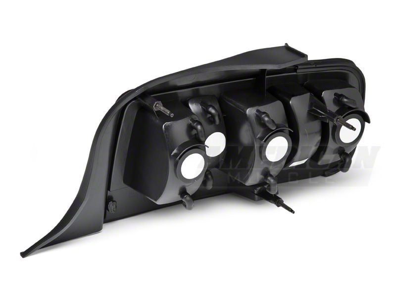 Raxiom Coyote Tail Lights; Chrome Housing; Red/Clear Lens (05-09 Mustang)