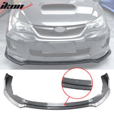 2011-2014 Impreza WRX STI IKON Carbon Fiber Print Front Bumper Lip PP