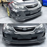 2011-2014 Impreza WRX STI IKON Carbon Fiber Print Front Bumper Lip PP