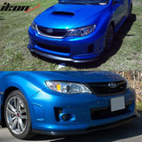 2011-2014 Subaru Impreza WRX STI HD Style Black Front Bumper Lip PU