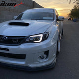2011-2014 Subaru Impreza WRX STI Front Lip Unpainted Car Lip