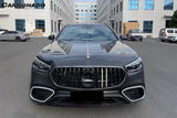 2021-2024 Mercedes Benz S Class W223 S500 S580 Sedan AMG Style Full body kit