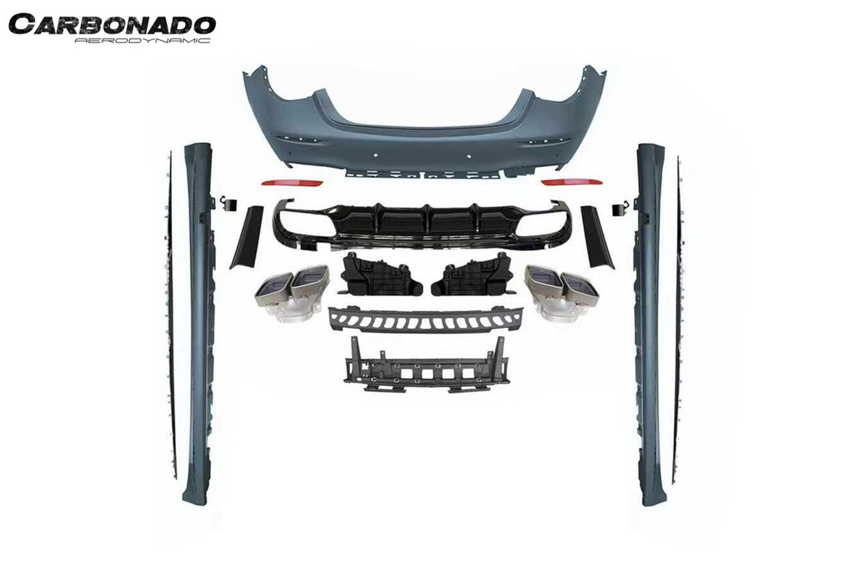 2021-2024 Mercedes Benz S Class W223 S500 S580 Sedan AMG Style Full body kit