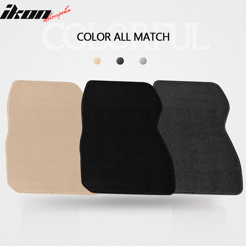 Car Floor Mat for 2011-2015 Ford Focus Black Carpet 4PC Nylon