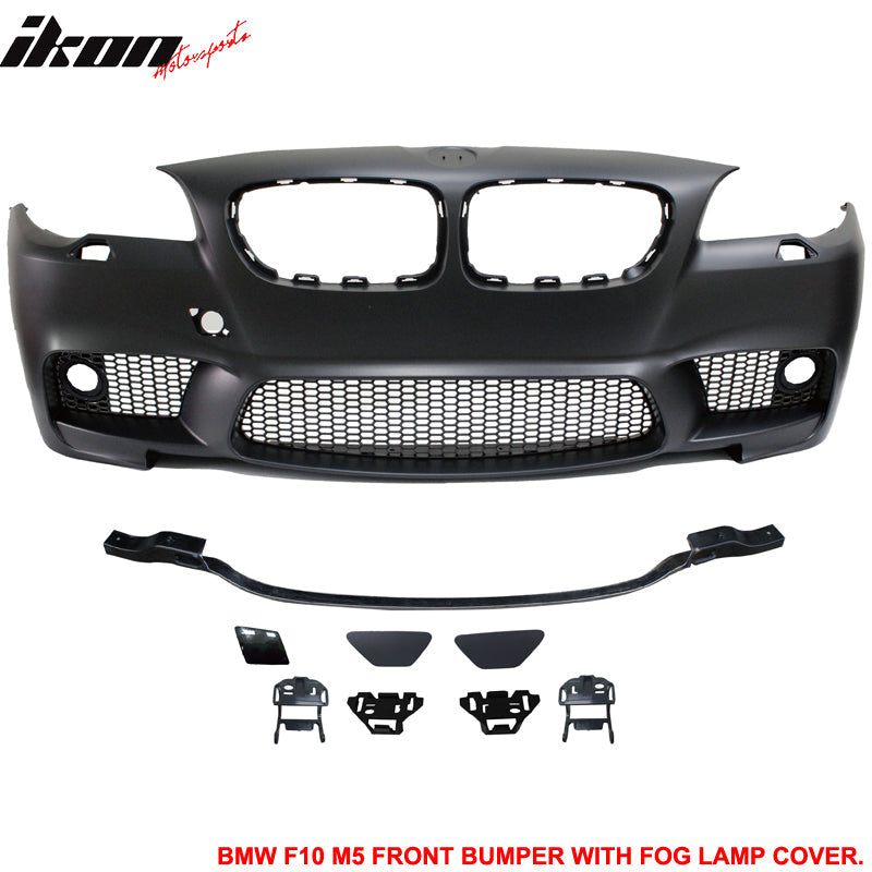 2011-16 BMW F10 5 Series Sedan M5 Style Front Bumper Cover Conversion