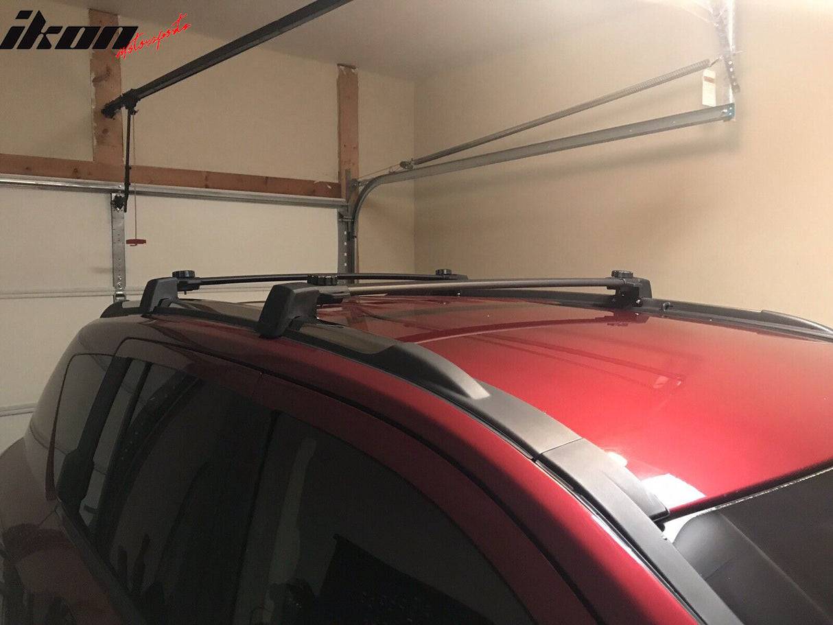 2011-2016 Jeep Compass OE Style Black Roof Rack Cross Bar ABS Aluminum