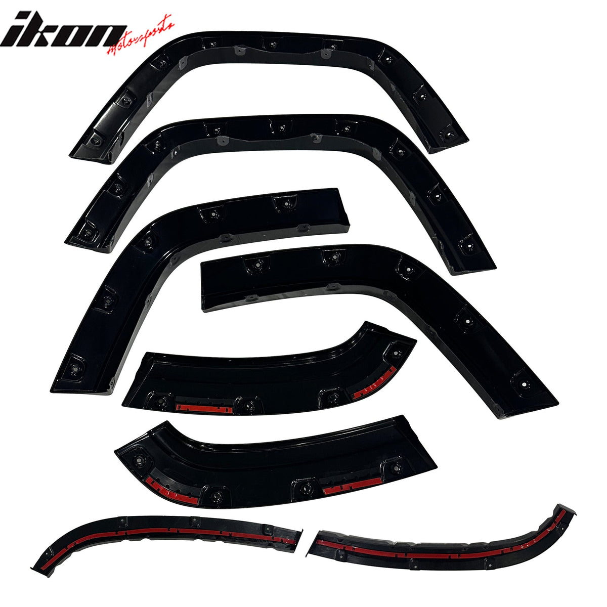 2011-2016 Jeep Grand Cherokee Rivet Bolt Style Wheel Fender Flares ABS