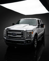 2011-2016 Ford Super Duty F250 F350 F450 3" Cowl Hood - FRP