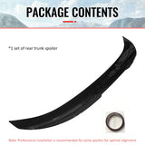 2011-2017 BMW F10 5-Series Sedan PSM Carbon Fiber Print Trunk Spoiler
