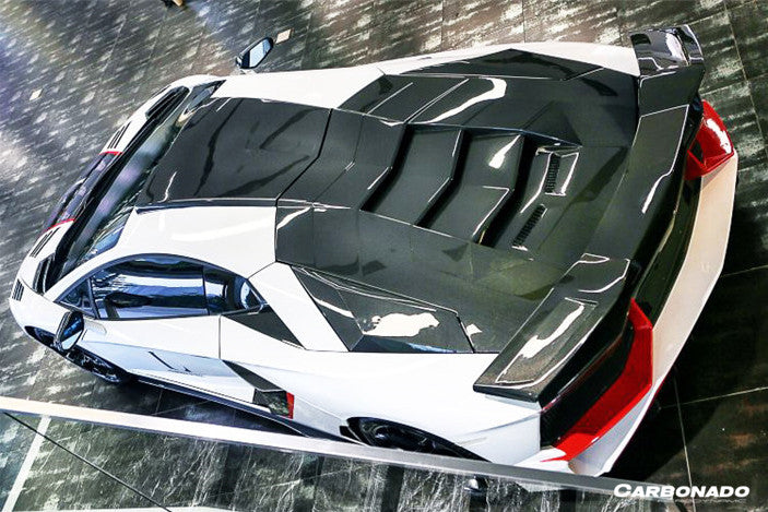 2011-2016 Lamborghini Aventador LP700 Coupe BKSS Style Carbon Fiber Roof