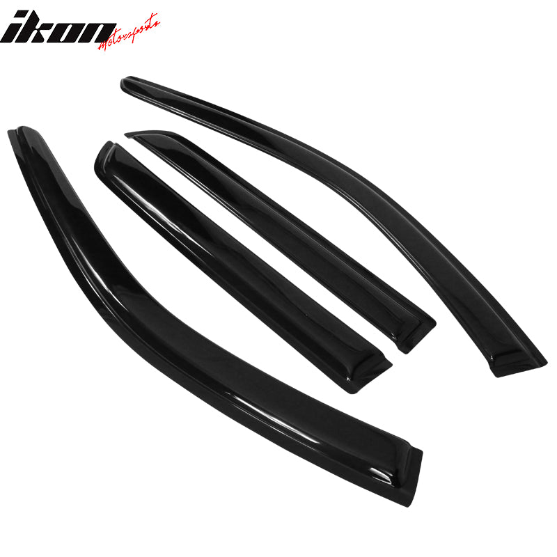 2011-2024 Dodge Durango Slim Style Smoke Tinted Window Visor Acrylic