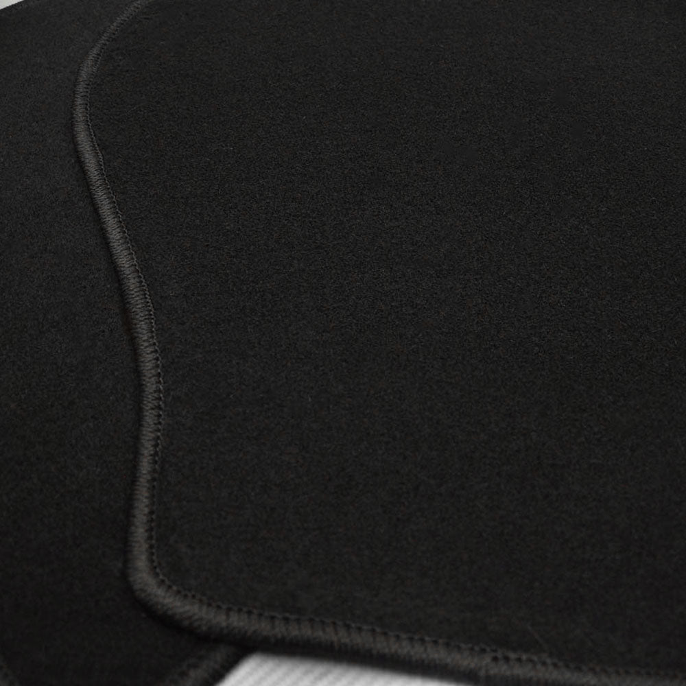 Car Floor Mat for 2011-2025 Dodge Durango Black Carpets Nylon 2PC