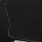 Car Floor Mat for 2011-2025 Dodge Durango Black Carpets Nylon 2PC