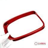 2011–2024 Dodge Charger / Chrysler 300 Carbon Fiber Side Mirror Rain Visor Eyebrow Covers – Real Dry Carbon Fiber (2pcs)