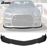 2012-2014 Dodge Charger SRT Unpainted Front Bumper Lip PU 3PCS