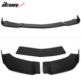 2012-2014 Dodge Charger SRT Unpainted Front Bumper Lip PU 3PCS